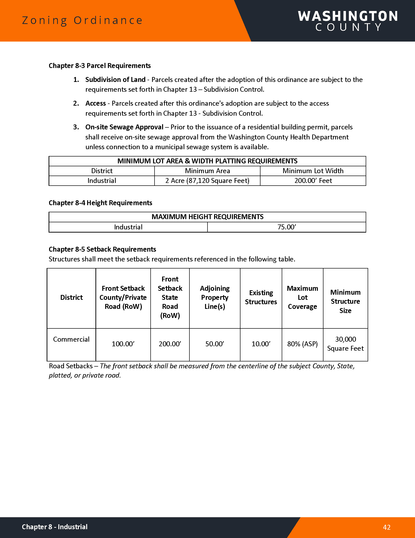 Washington County Zoning Ordinance1 12 25 Page 047